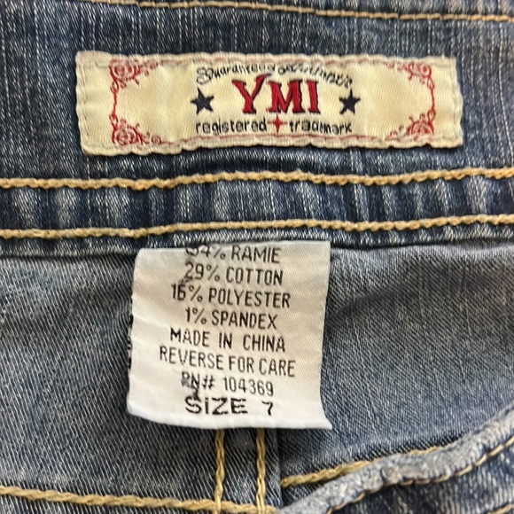 YMI Low-Rise Cut-Off Jean Shorts | 7 - Picture 6 of 7